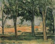 Chestnut Trees at Jas de Bouffan Paul Cezanne